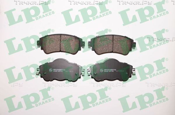 Тормозные колодки LPR передние для Citroen DS4 2011-2015. Артикул 05P1740
