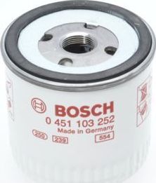 Масляный фильтр Bosch. Артикул 0 451 103 252