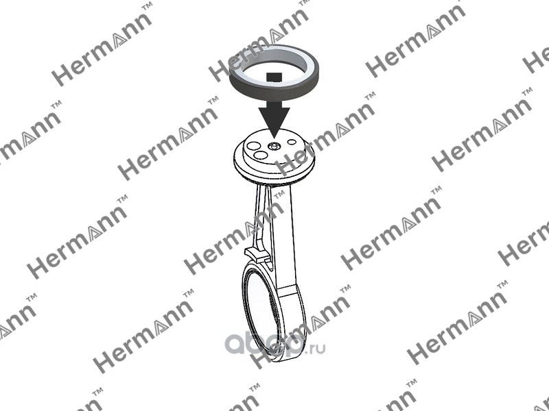 РЕМКОМПЛЕКТ ДЛЯ КОМПРЕССОРА ПНЕВМОПОДВЕСКИ WABCO (Hermann). Артикул HR37206868998
