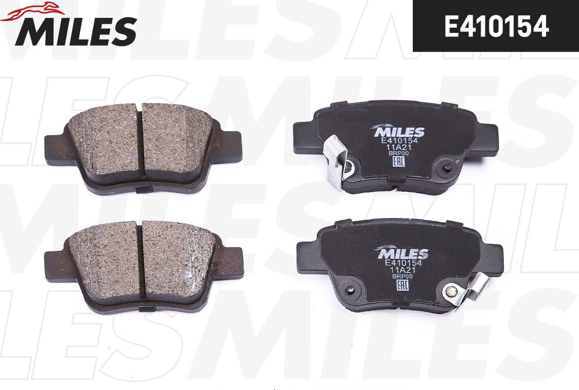 Тормозные колодки Miles (Low-Metallic). Артикул E410154