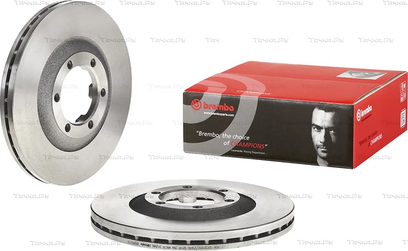 Тормозной диск Brembo передний для Isuzu Trooper II 1991-2004. Артикул 09.6866.10