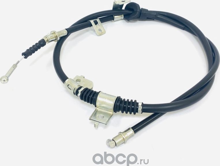 Трос стояночного тормоза правый в сборе с наконечниками (Ukorauto). Артикул U0107020R