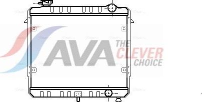 Радиатор охлаждения двигателя AVA ** CLEVER FIT **. Артикул JE2033