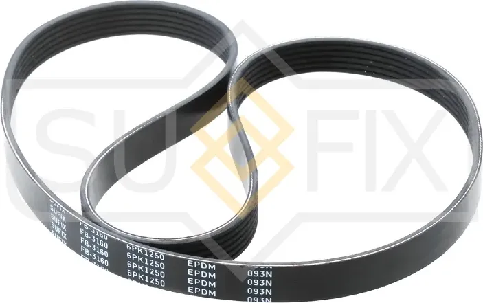 Ремень поликлиновый 6PK1250 (Sufix). Артикул FB-3160
