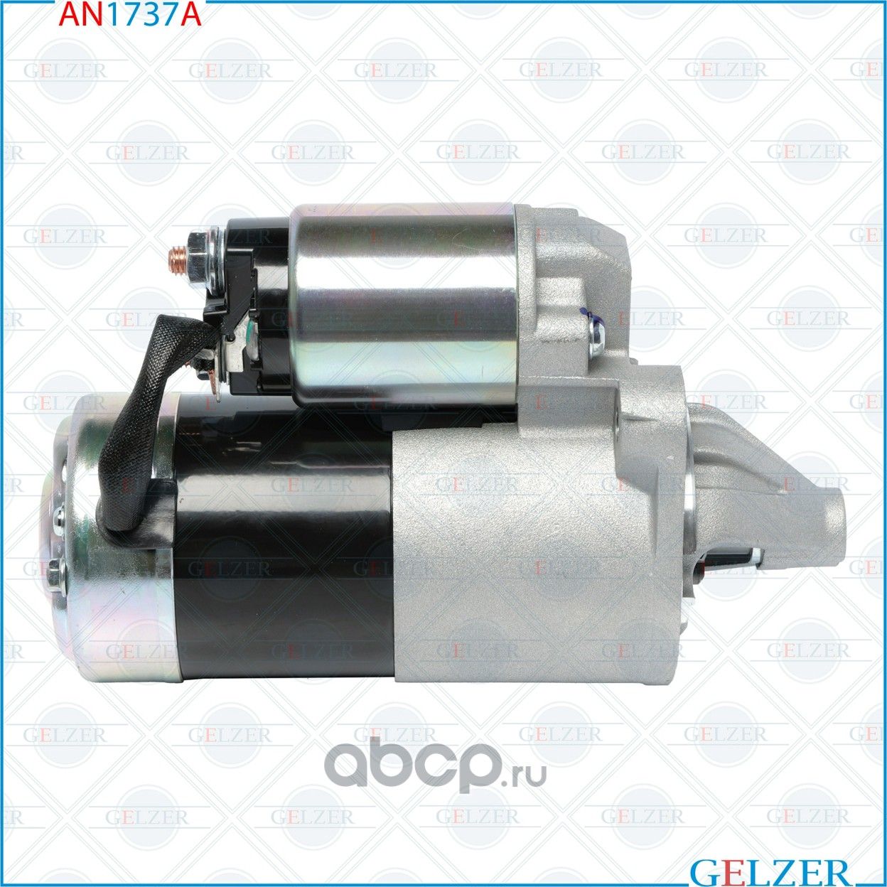 Стартер Mitsubishi Pajero / Montero Sport 1996-2008, Mitsubishi Sigma 1990-1996 (Gelzer). Артикул AN1737A