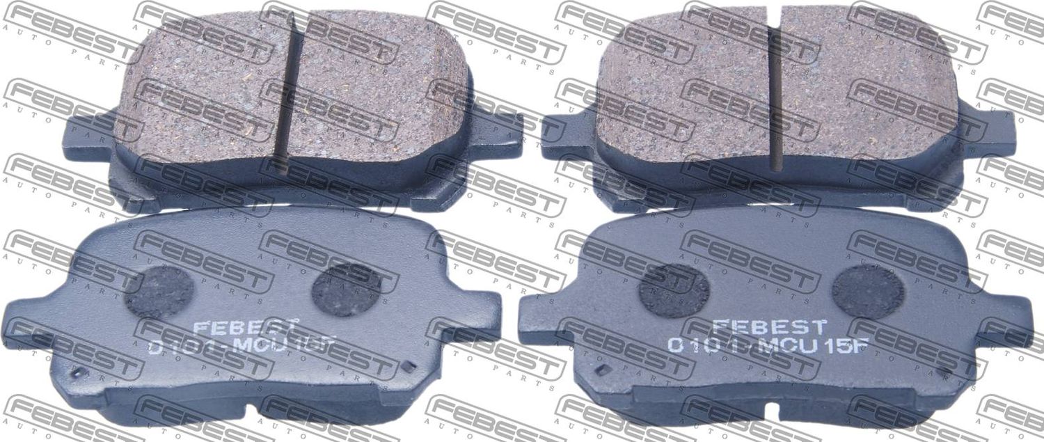 Тормозные колодки Febest. Артикул 0101-MCU15F