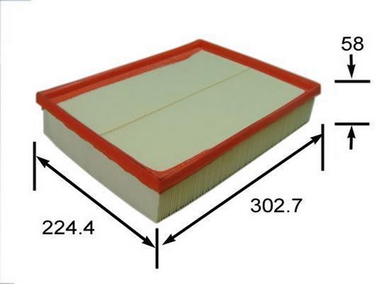 Воздушный фильтр JS Asakashi. Артикул A0317