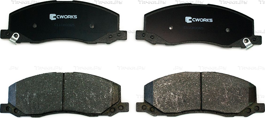 Тормозные колодки Cworks передние для Saab 9-5 II 2010-2012. Артикул C11CR0065