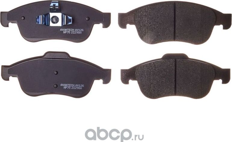 Колодки торм. диск. перед. (Avantech). Артикул AV126