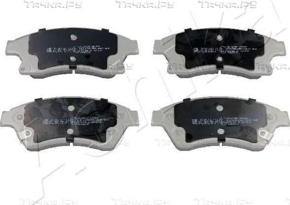 Тормозные колодки ASHIKA передние для Opel Astra J 2009-2017. Артикул 50-0W-W12