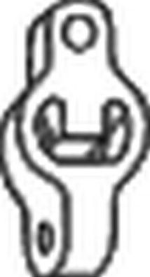 Крепление глушителя Bosal (Бельгия). Артикул 255-166