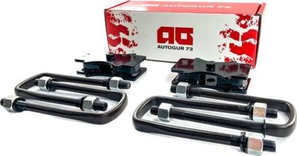 Лифт-комплект Autogur73 рессора-мост 30 мм со сдвигом моста для УАЗ Hunter 2003-2026, на 1 мост. Артикул РМ-315195.3163 30мм