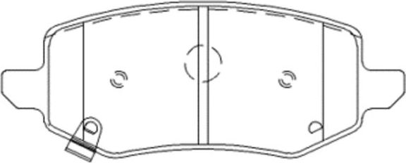 Тормозные колодки CTR. Артикул GK1548