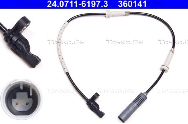 Датчик ABS ATE передний для BMW 3 V (E90/E91/E92/E93) 2004-2013. Артикул 24.0711-6197.3