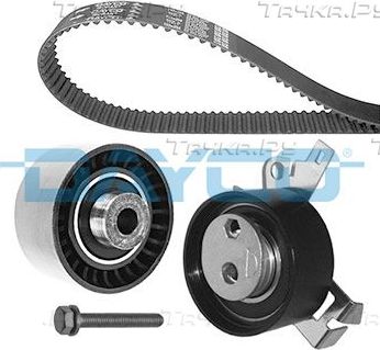 Ремень ГРМ с роликами (комплект) Dayco для Peugeot 206 1999-2007. Артикул KTB344