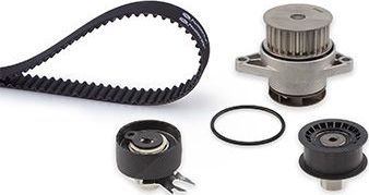 Помпа (водяной насос) с комплектом ремня ГРМ Gates PowerGrip® для SEAT Ibiza II 1997-2002. Артикул KP15490XS