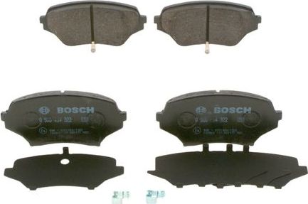 Тормозные колодки Bosch (Low-Metallic). Артикул 0 986 494 322