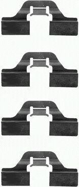 Комплект монтажный тормозных колодок Textar. Артикул 82037300