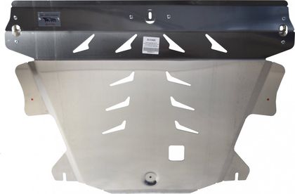 Защита алюминиевая АВС-Дизайн для картера и КПП Ford S-Max 2006-2024. Артикул 25.01ABC