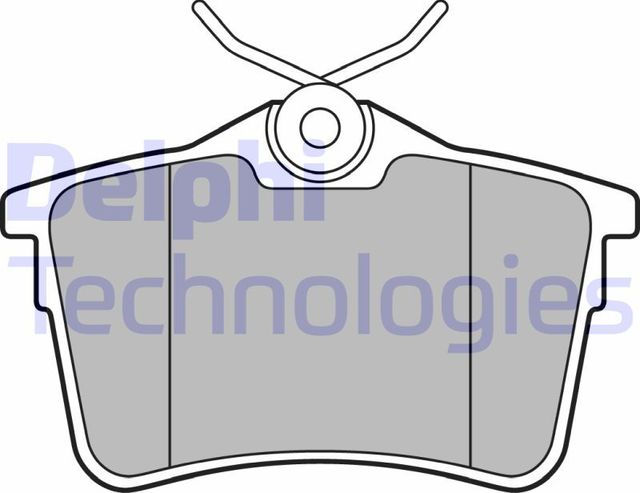 Тормозные колодки Delphi (Low-Metallic). Артикул LP2147