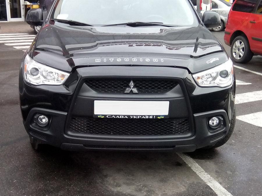 Дефлектор VT52 для капота Mitsubishi ASX 2010-2012. Артикул MSH18VT
