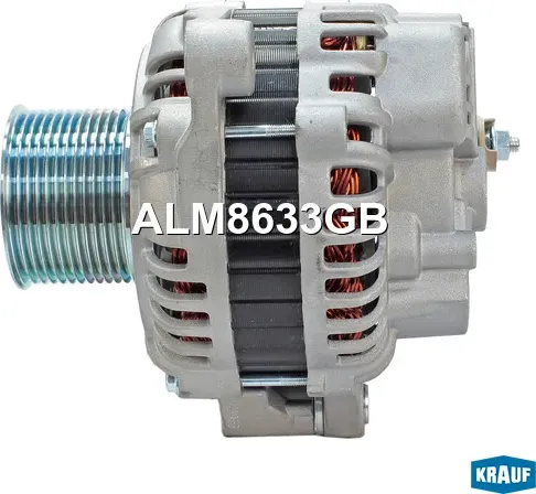 Генератор cо шкивом 12 ручьев Krauf. Артикул ALM8633GB