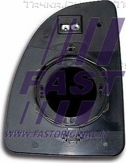 Зеркальное стекло бокового зеркала Fast правое для Citroen Jumper I 1994-2006. Артикул FT88554