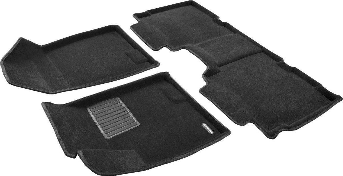 Коврики текстильные Euromat 3D Business для салона Jetour X90 Plus 2023-2026. Артикул EMC3D-000021