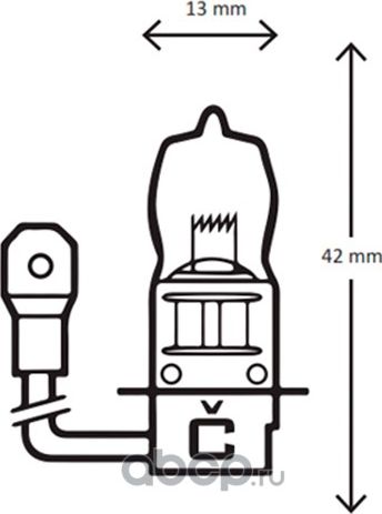 Лампа Н3 12v 55w Сelen, HOD 4 Season +50% с (Celen). Артикул 332514SW