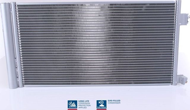 Радиатор кондиционера (конденсатор) Nissens (алюминий) для Jaguar XE I 2015-2026. Артикул 940809