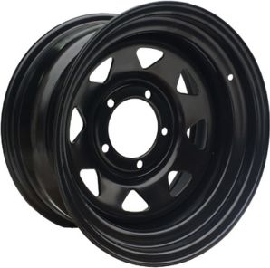 Колёсный диск OFF-ROAD Wheels стальной штампованный черный 5x139,7 8xR16 d110 ET-10 №90B для УАЗ Hunter 2003-2026. Артикул 1680-53910BL-10