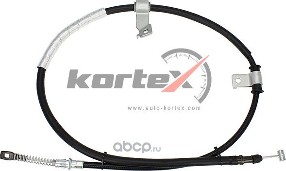 Трос ручного тормоза L (Kortex). Артикул KBC020