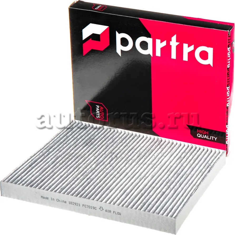 Фильтр салона угольный (Partra). Артикул FC7019C
