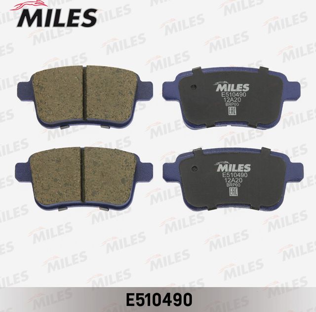 Тормозные колодки Miles (Керамика). Артикул E510490