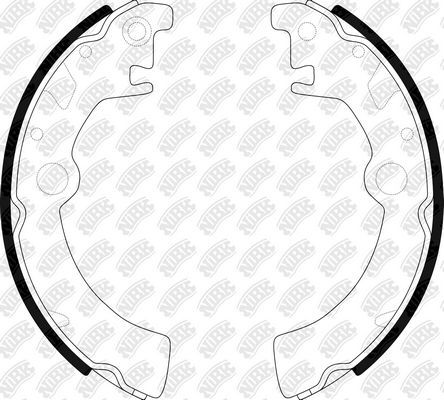 Тормозные колодки NiBK задние для Suzuki Wagon R+ I 1998-2000. Артикул FN9944