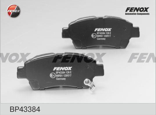 Тормозные колодки Fenox. Артикул BP43384