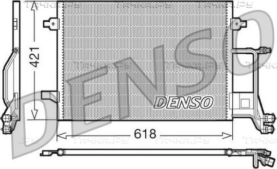 Радиатор кондиционера (конденсатор) Denso. Артикул DCN02013