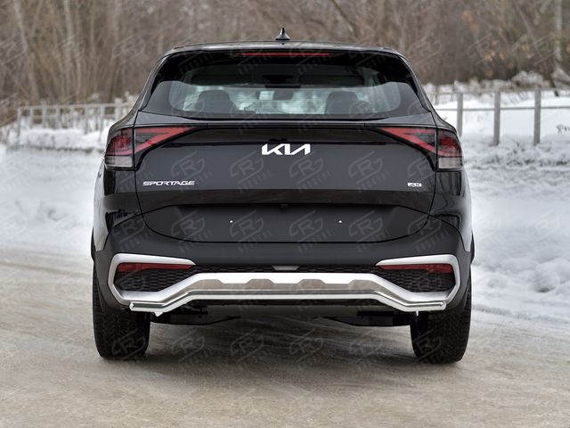 Защита RusStal заднего бампера d42 волна для Kia Sportage V (кроме Style и X-Line) 2021-2026. Артикул KSZ-004033