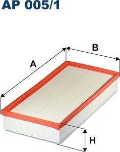 Воздушный фильтр Filtron. Артикул AP 005/1