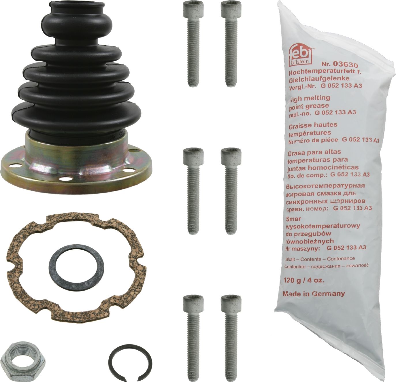 Пыльник шруса (комплект) Febi Bilstein (резина). Артикул 03635