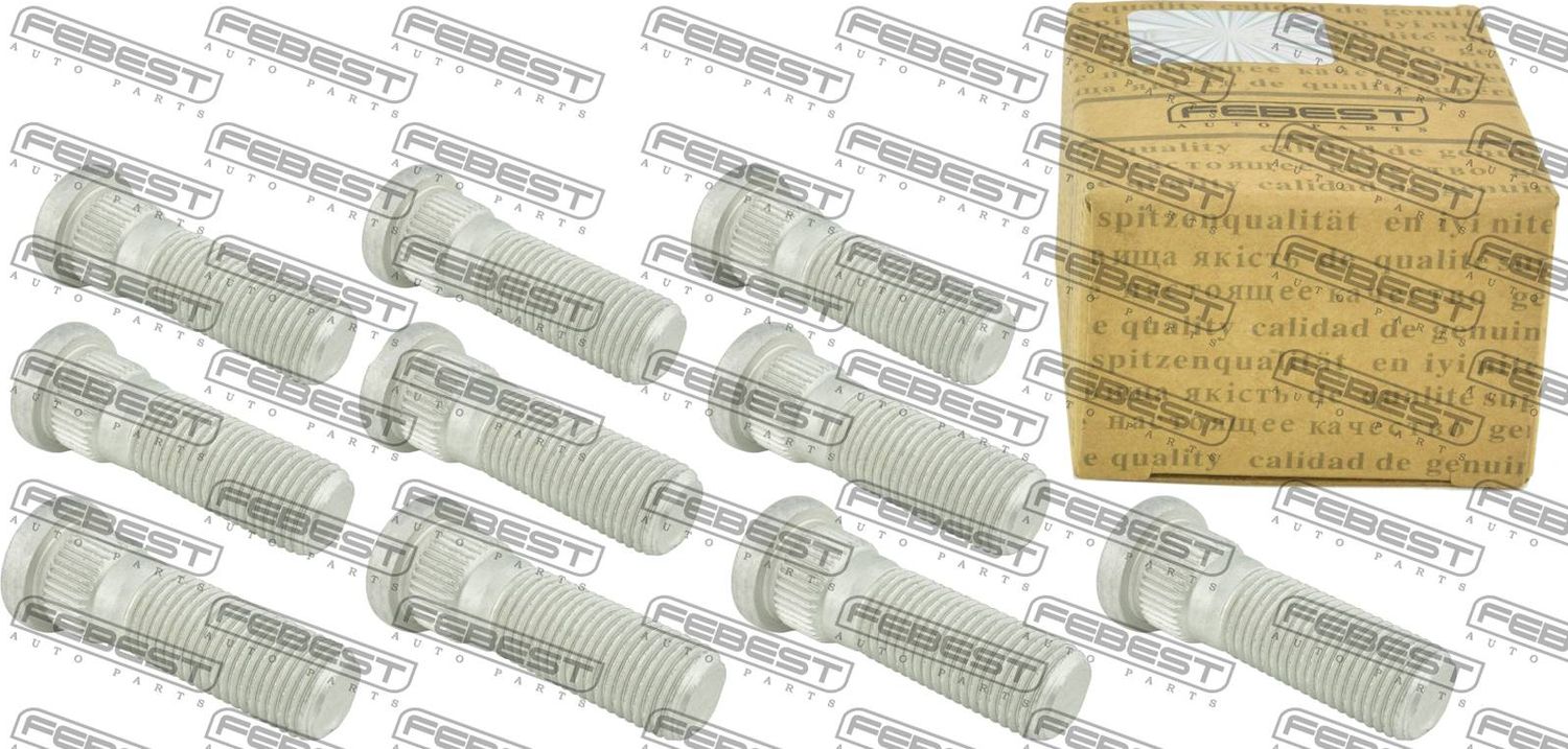 Шпилька колеса (болт ступицы) Febest. Артикул 0284-005-PCS10