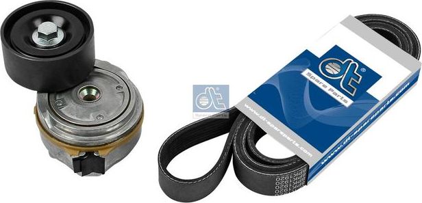 Приводной ремень поликлиновой с роликами (комплект) DT Spare Parts. Артикул 3.93013