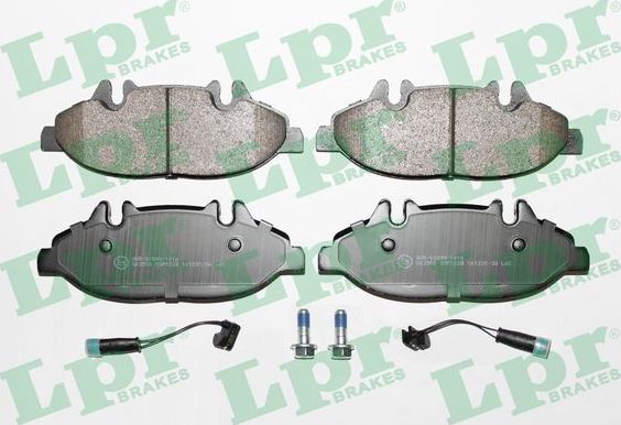Тормозные колодки LPR передние для Mercedes-Benz Viano I (W639) 2003-2014. Артикул 05P1228