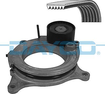 Приводной ремень поликлиновой с роликами (комплект) Dayco. Артикул KPV1260