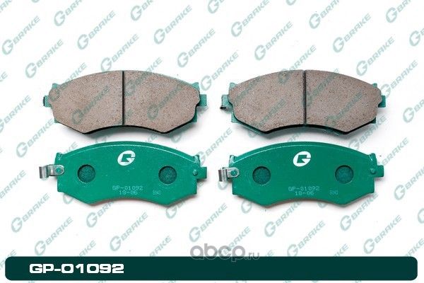 Колодки тормозные дисковые (G-Brake). Артикул GP01092