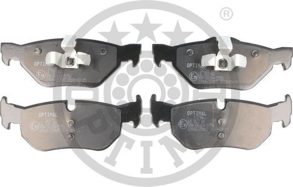 Тормозные колодки Optimal задние для BMW 1 I (E82/E88) 2007-2013. Артикул BP-12234