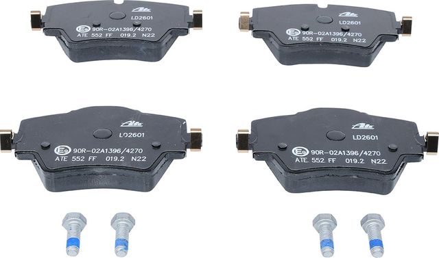 Тормозные колодки ATE Ceramic. Артикул 13.0470-2601.2