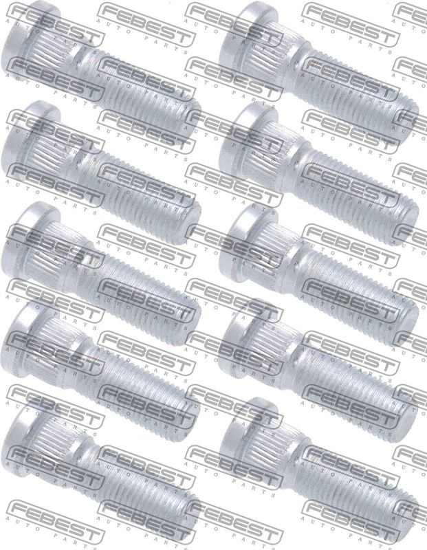 Шпилька колеса Febest для Toyota HiAce H300 2019-2026. Артикул 0184-004-PCS10
