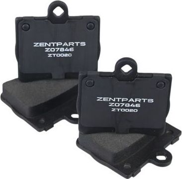 Тормозные колодки Zentparts. Артикул Z07846