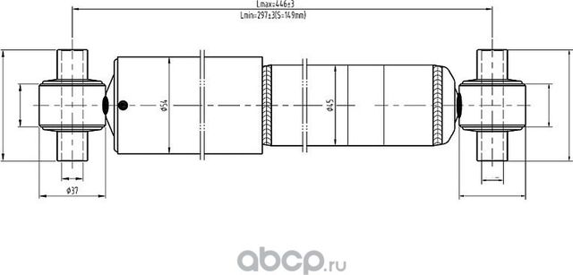 Амортизатор задний MAZDA 6ATENZA 02- LHRH (SAT). Артикул STGJ6A28700